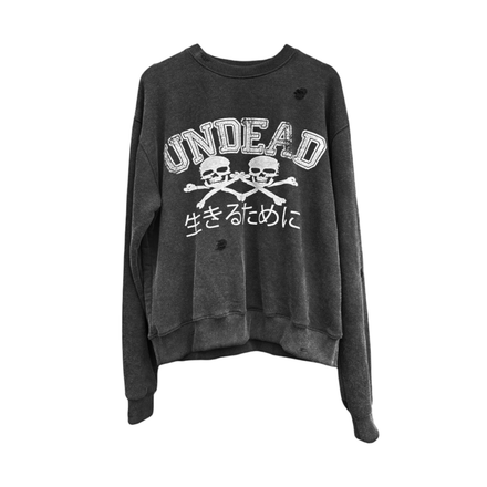 Black Undead Crewneck